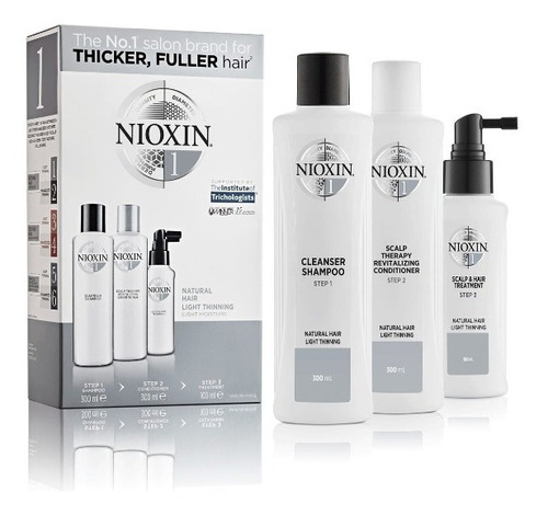 Nioxin-1 Shampoo 300ml+conditioner+locion Cabello Natural
