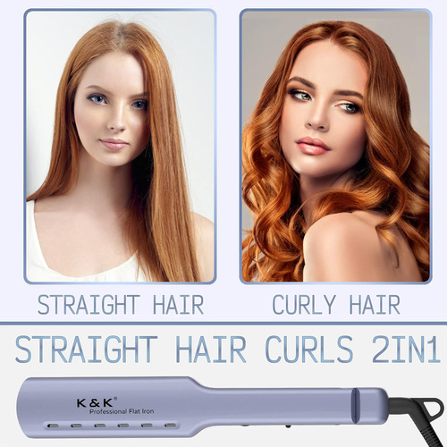 Plancha Profesional Para Cabello Con Placa De Titanio De ...