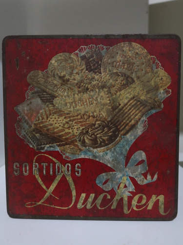Lata Antiga Biscoitos Sortidos Ducken (Usado)