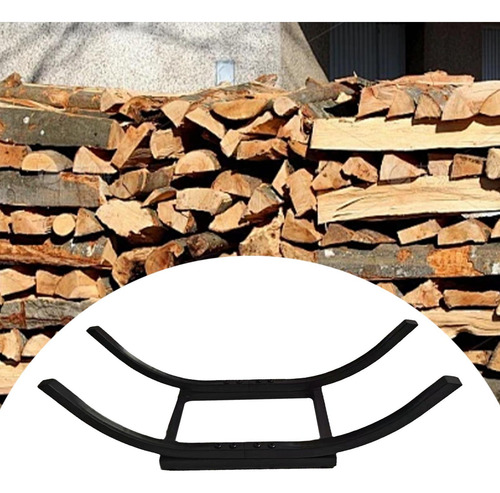 Estante Para Leña Para Chimenea, Almacenamiento De Leña,