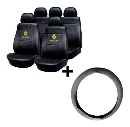 Funda Cubre Asiento Ycubrevol Gris Para Clio Symbol Kangoo