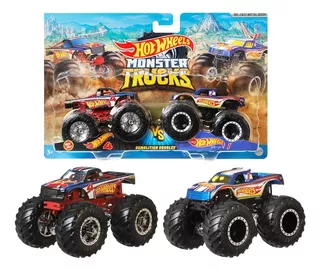 Hot Wheels Monster Trucks Pack X 2 Vehículos Fyj64 Mattel