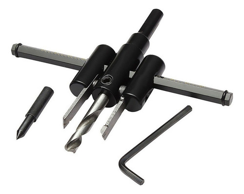 Kit De Cortador Circular De Metal Ajustable Para Sierra Perf