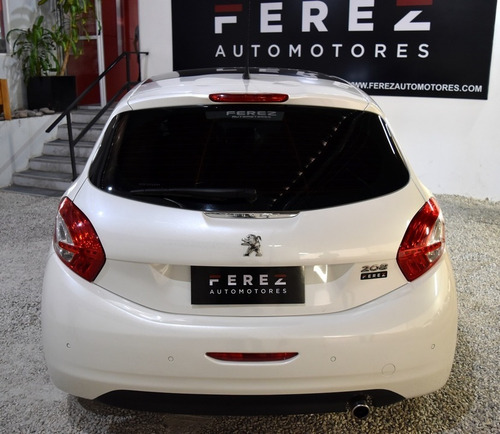 Peugeot 208 Feline 1.6 2013 Gnc Blanco