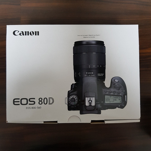 Camera Eos Canon 80d Corpo Com Nfe