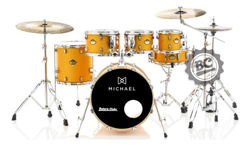 Bateria Michael Legacy Birch Gold 22,8,10,12,16 C/ Ferragens