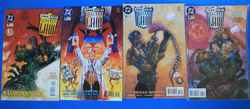 Lote Comics Judge Dredd Legends Of The Law Dc Comics Ingles (Usado)