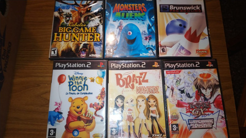 Juegos Ps2 Con Caja, Caratula , Disco Con Dibujo (Usado)
