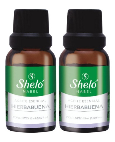 2 Pack Aceite Esencial Hierbabuena Shelo