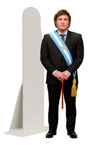 Figura Coroplast Lideres Mundo En Tu Sala Fiesta 1.75 M Milei/argentina