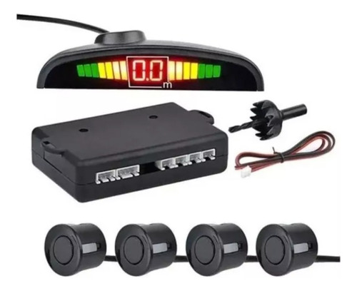 Sensor De Retroceso Reversa Parqueo Auto Parking 4 Puntos