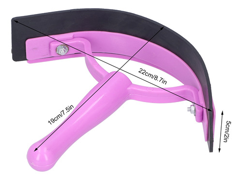 Raspador De Sudor De Caballo, Ergonómico, Portátil, De Agarr
