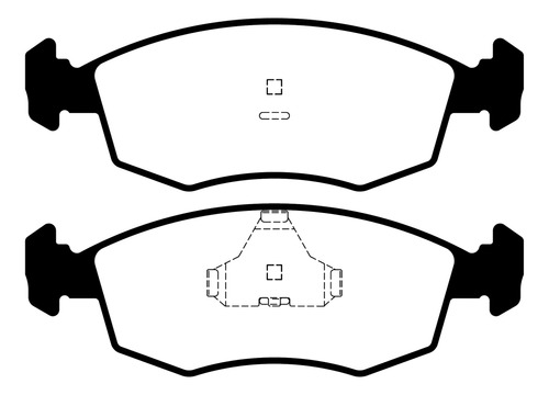 Pastillas De Freno Para Volkswagen Gol 1.6 00/05 Litton