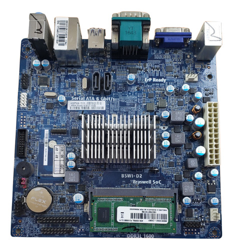 Placa Mãe Pcware Ipx3060e1 Celeron J3060 + 2gb Ram Ddr3 Hdmi (Recondicionado)