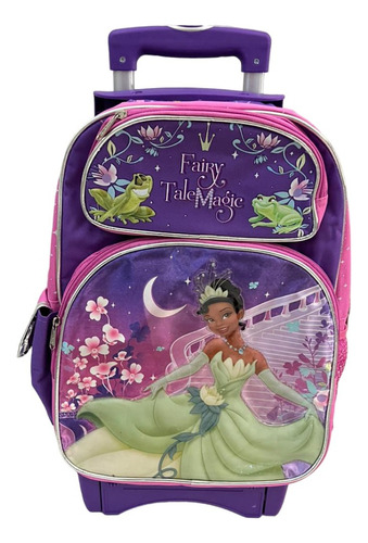 Mochila Princesa Tiana Con Lonchera