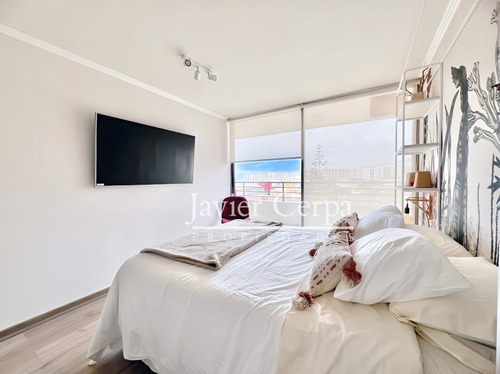 Comodo Depto Amoblado, Condominio Sector Norte