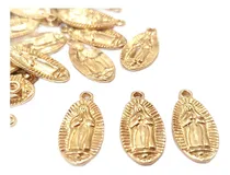 Comprar 20 Dijes Virgen De Guadalupe Dorado Metal Artesanias Bijou