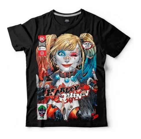 Remera Harley Quinn Suicide Squad Algodon Premium 