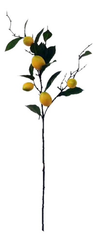 Artificial Lemon Branch Spring Picks Ornament 78cm