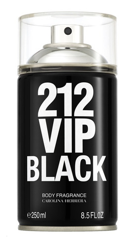 Body Spray 212 Vip Black Masculino - 250 Ml