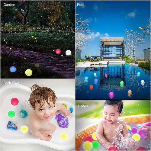 Luz Flotante De Agua Luces Flotantes Para Piscinas 2 Piezas