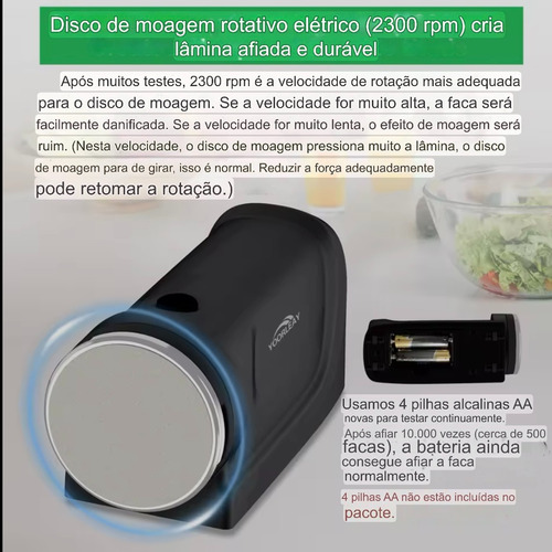 Afiador De Faca Eletrico Disck Diamond 600