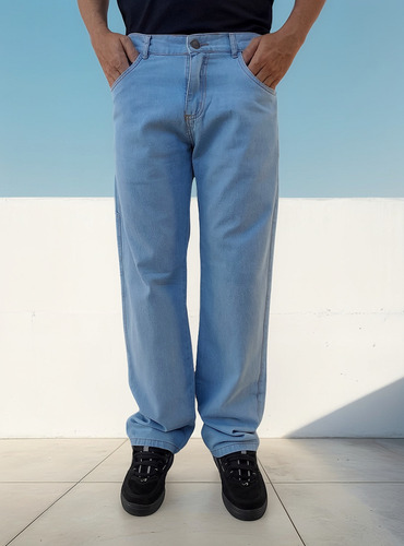 Calça Baggy Larga Carpinteiro Reggae Jeans Cristal
