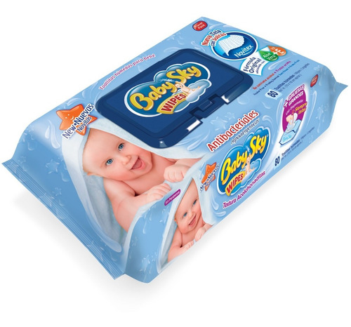 Imagen 2 de 7 de Toallitas Húmedas Baby Sky, Caja Con 12pz