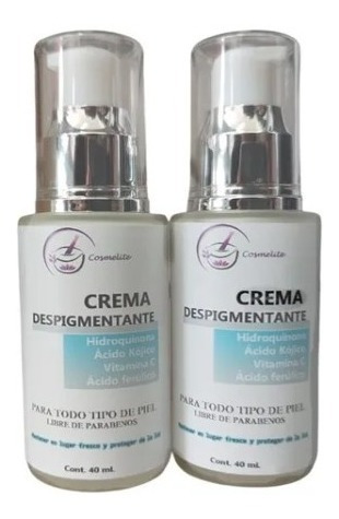 Kit 2crema Despigmentante Hidroquinona Ac.kójico Ac.ferúlico