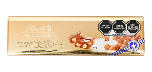 2 Pack Barra De Chocolate Con Leche Y Avellanas Swiss Classi