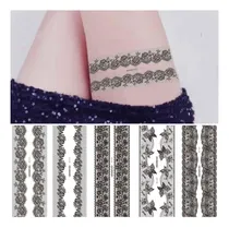 Comprar Sttiafay Pegatinas De Tatuaje De Encaje, Tatuaje Falso De Pi