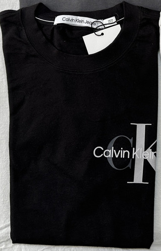 Camiseta Calvin Klein Puntos Cuello Redondo 100% Orig Tall S