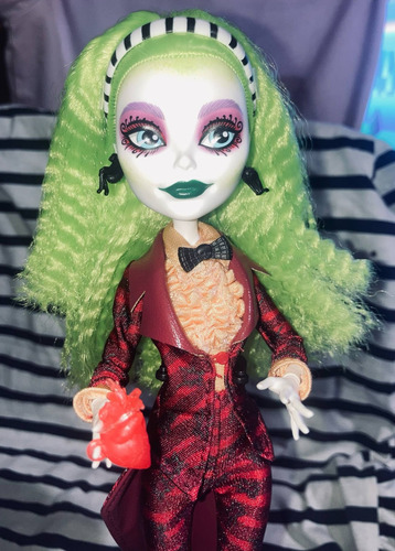Monster High Beetlejuice Skullector 2025 Muñeca Beetlejuice (Usado)