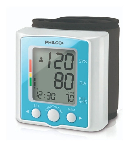 Tensiómetro digital de muñeca automático Philco TM100