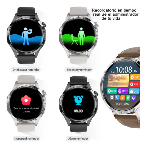 Smartwatch Gps Track Bluetooth Call À Prova D'água
