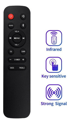 En218a8h Reemplace El Control Remoto Para La Barra De Sonido