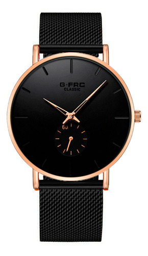 Reloj G-force Original C-301 Elegante Negro + Estuche