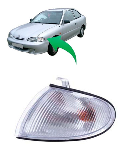 Farol Punta Izq Para Hyundai Accent 1.5 G4ek  1998 1999