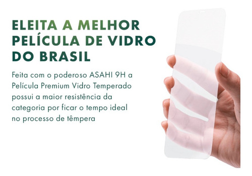 Imagem 2 de 3 de Película De Vidro Premium Para Apple iPhone 13/13 Pro Hprime