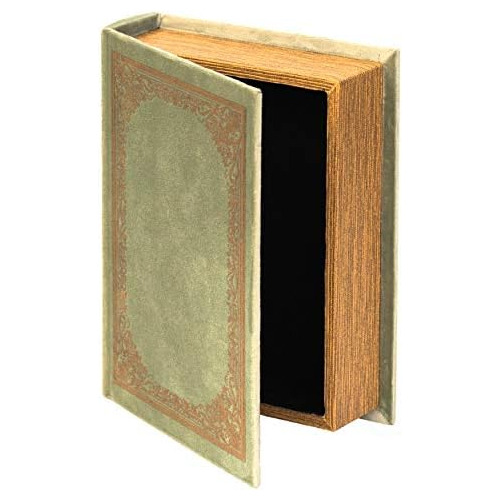 Caja De Almacenamiento Forma De Libro Vintage Decorativ...