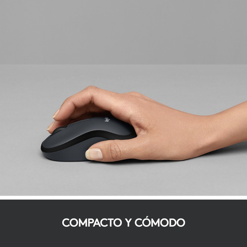 Imagen 7 de 8 de Mouse inalámbrico Logitech MOUSE M220 Silent grafito