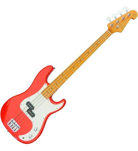 Contrabaixo Sx Precision Bass 4 Cordas Spb57fr Red Bag