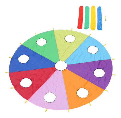 Juego De Paracaídas Con Topo For Niños, Juguete Inflable De