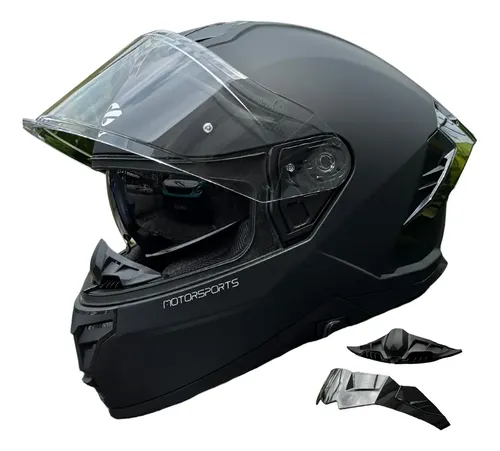 Capacete Integral Mormaii Preto Fosco Intercomunicador — foto 1