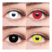 Comprar Lentes De Contato Colorida Fantasy Cosplay Halloween +estojo