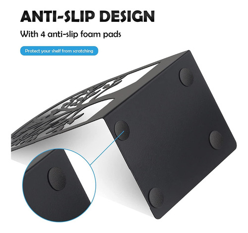 L Suporte Separador De Livros Decorativo Premium Bookends
