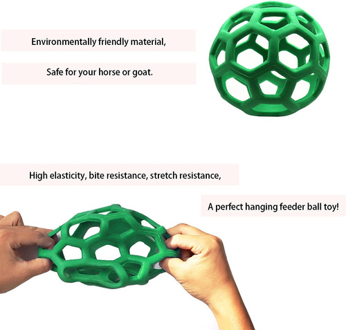 2 Bolas De Regalo Para Caballo, Comedero De Heno, Juguete De