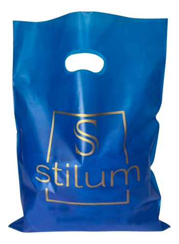 Sacola Personalizada Com Logo 30x40 Es.0,12 500 Sacolas