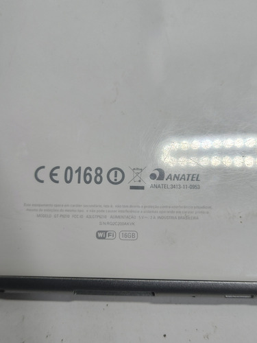 Tablet Galaxy Tab Plus (p6210) Branco