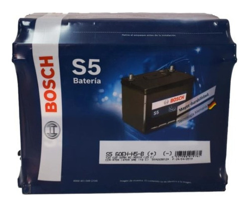 Batería Bosch S5 60eh 13 Placas Para Jac S2 Y Mas